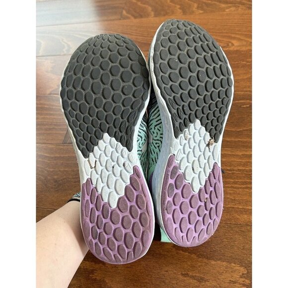 New Balance Fresh Foam Temp Neo Mint Violet Lace Up Running Sneakers Mens US 7 - Picture 9 of 9